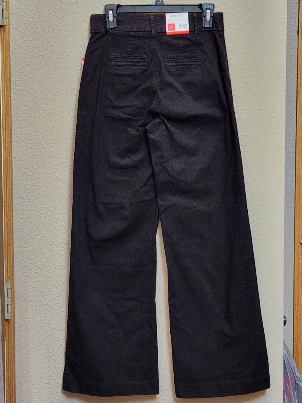 NINE WEST Women's Wide Leg Trousers Black - Sz 2 - NEW NWT - Picture 3 of 6